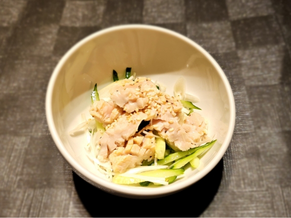 ミノ刺し ごま油